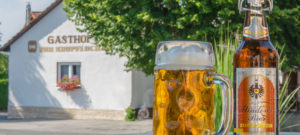 Gasthof Zum Knopfloch in Waidach bei Pottenstein in der Fränkischen Schweiz.