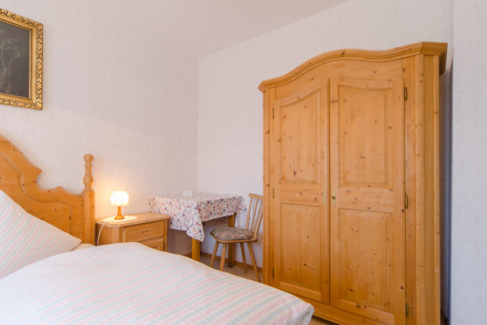 Die Zimmer im Gasthof Zum Knopfloch in Waidach bei Pottenstein in der Fränkischen Schweiz.